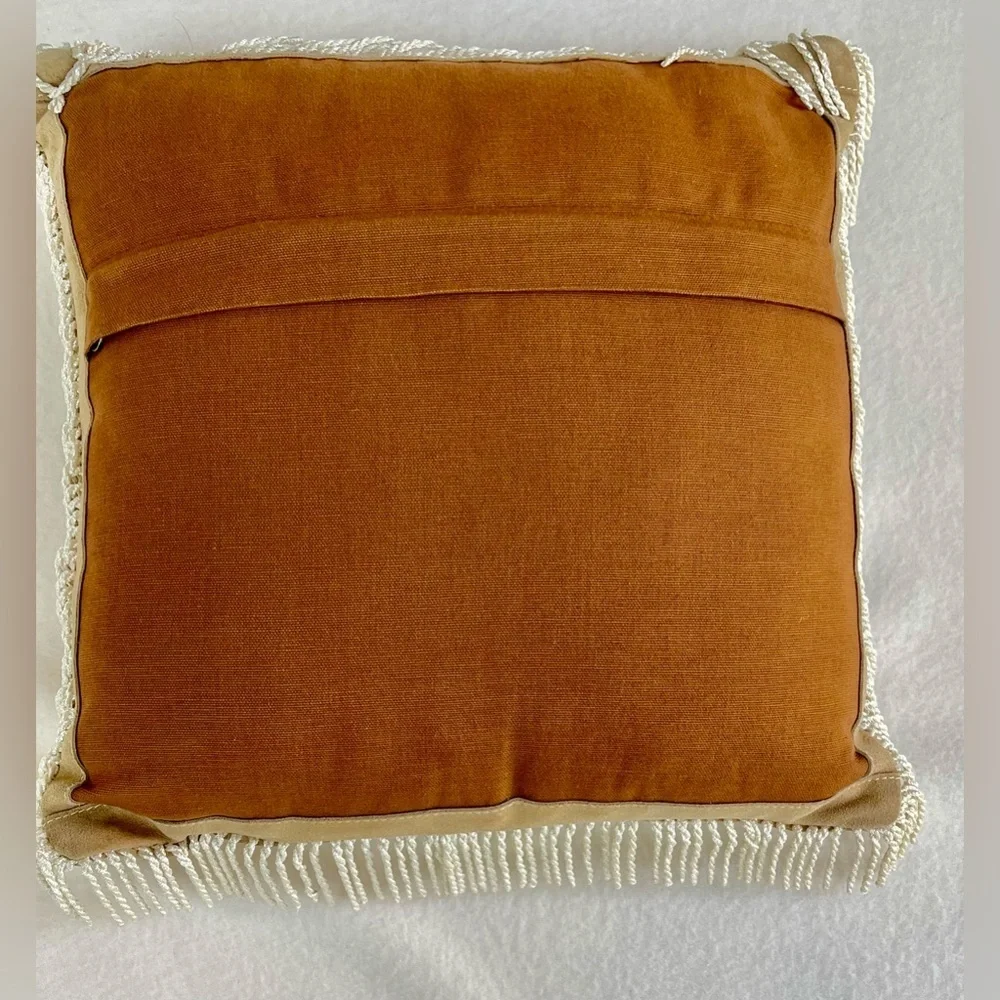 Dojanti leather and embroidered pineapple pillow welcome pineapple lovely